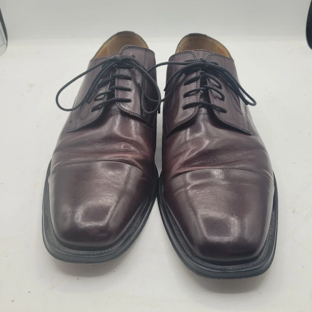 Johnston Murphy 15 0643 Size 11 M Brown Leather Cap Toe Oxford Dress Mens‎ Shoes